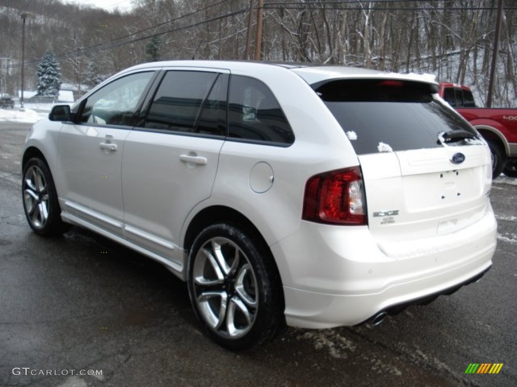 2012 Edge Sport AWD - White Platinum Metallic Tri-Coat / Charcoal Black/Silver Smoke Metallic photo #6