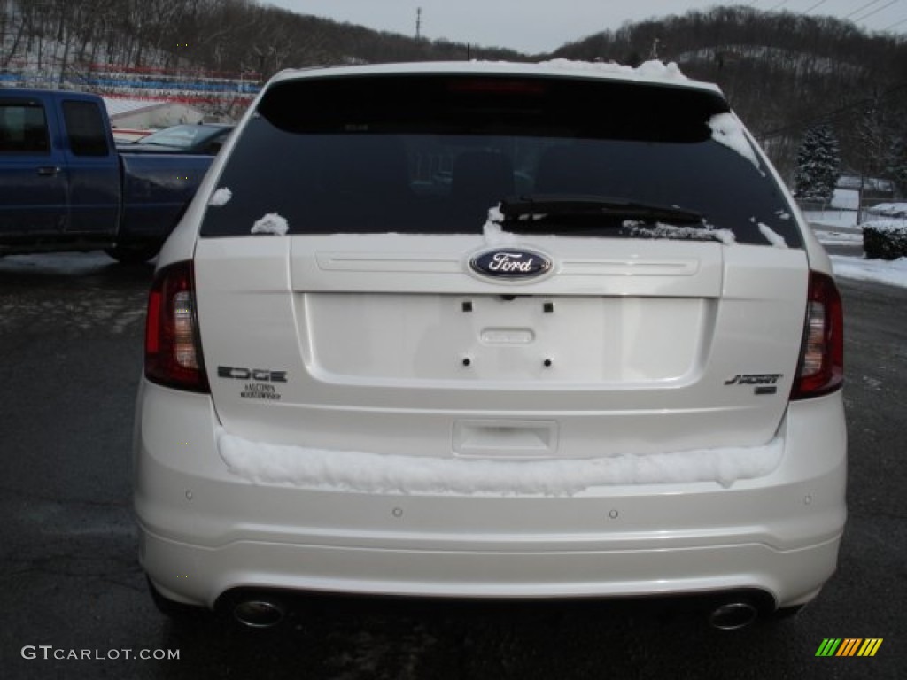 2012 Edge Sport AWD - White Platinum Metallic Tri-Coat / Charcoal Black/Silver Smoke Metallic photo #7