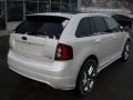 2012 White Platinum Metallic Tri-Coat Ford Edge Sport AWD  photo #8