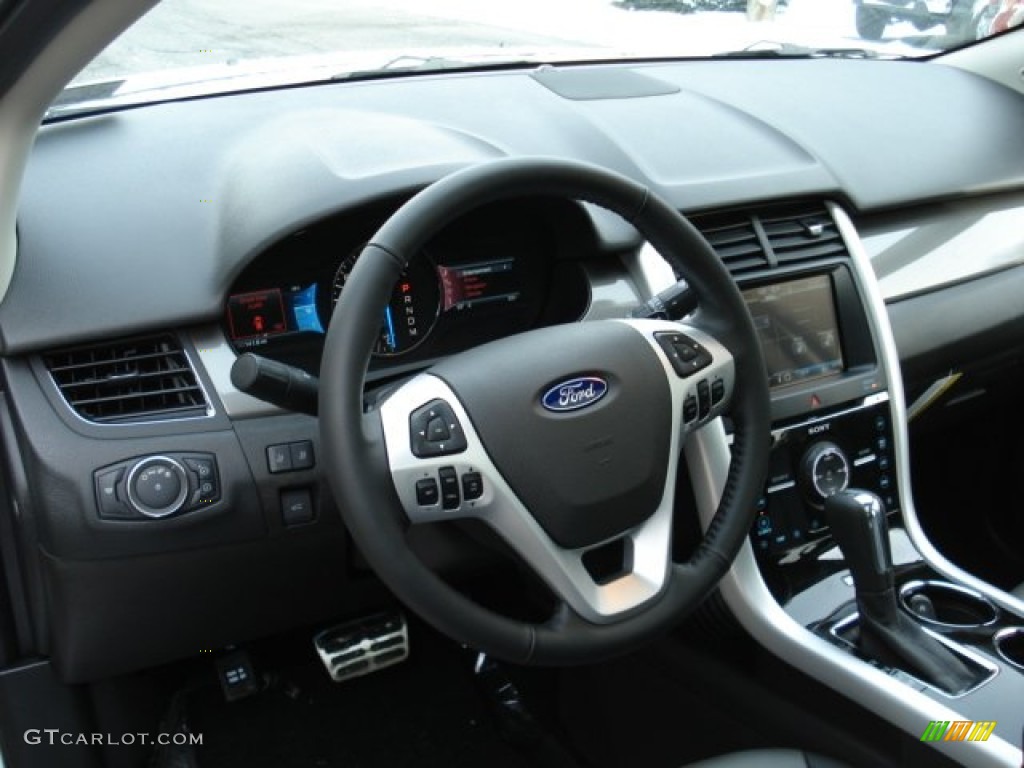 2012 Edge Sport AWD - White Platinum Metallic Tri-Coat / Charcoal Black/Silver Smoke Metallic photo #10