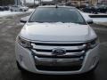 2012 White Platinum Metallic Tri-Coat Ford Edge SEL  photo #3