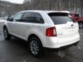 2012 White Platinum Metallic Tri-Coat Ford Edge SEL  photo #6