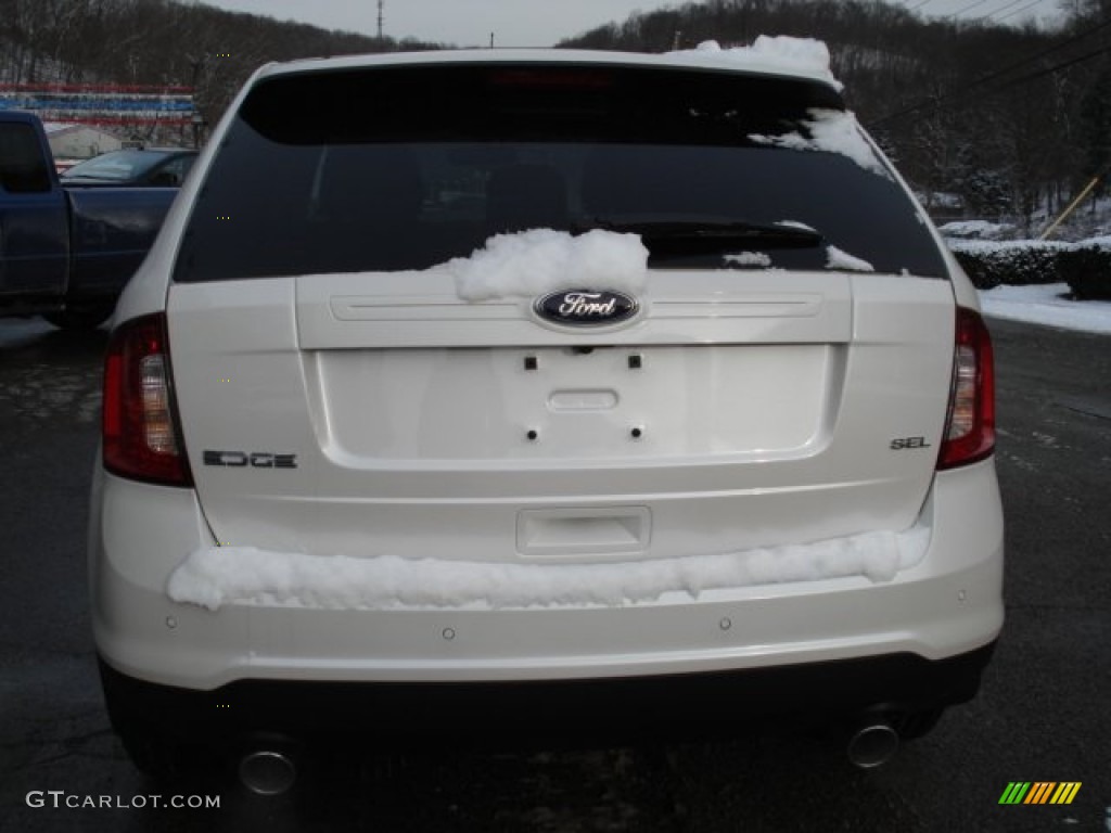 2012 Edge SEL - White Platinum Metallic Tri-Coat / Medium Light Stone photo #7