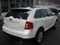 2012 White Platinum Metallic Tri-Coat Ford Edge SEL  photo #8