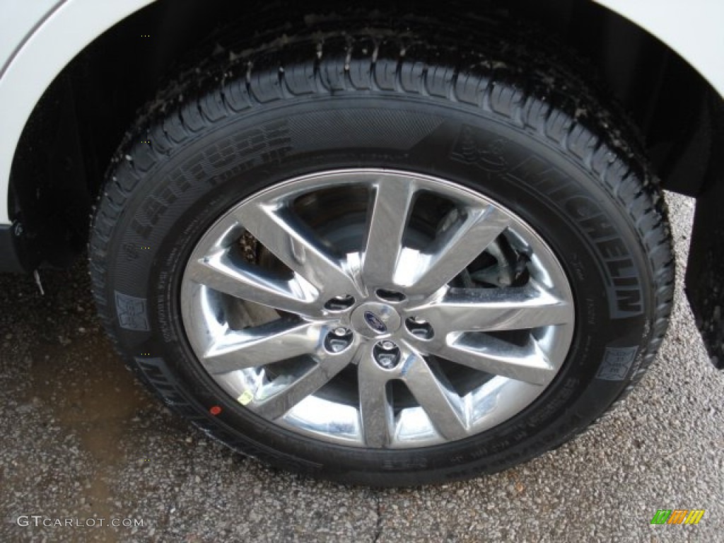 2012 Edge SEL - White Platinum Metallic Tri-Coat / Medium Light Stone photo #9