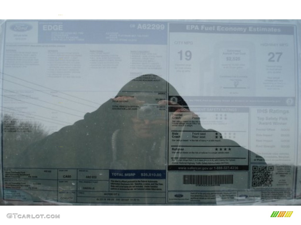2012 Edge SEL - White Platinum Metallic Tri-Coat / Medium Light Stone photo #19
