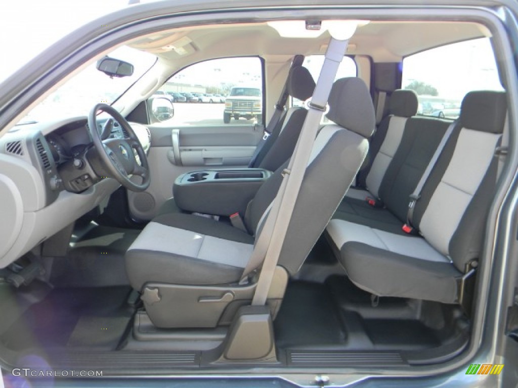 2009 Silverado 1500 LS Extended Cab - Blue Granite Metallic / Dark Titanium photo #7