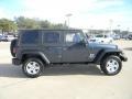 2007 Steel Blue Metallic Jeep Wrangler Unlimited X 4x4  photo #3