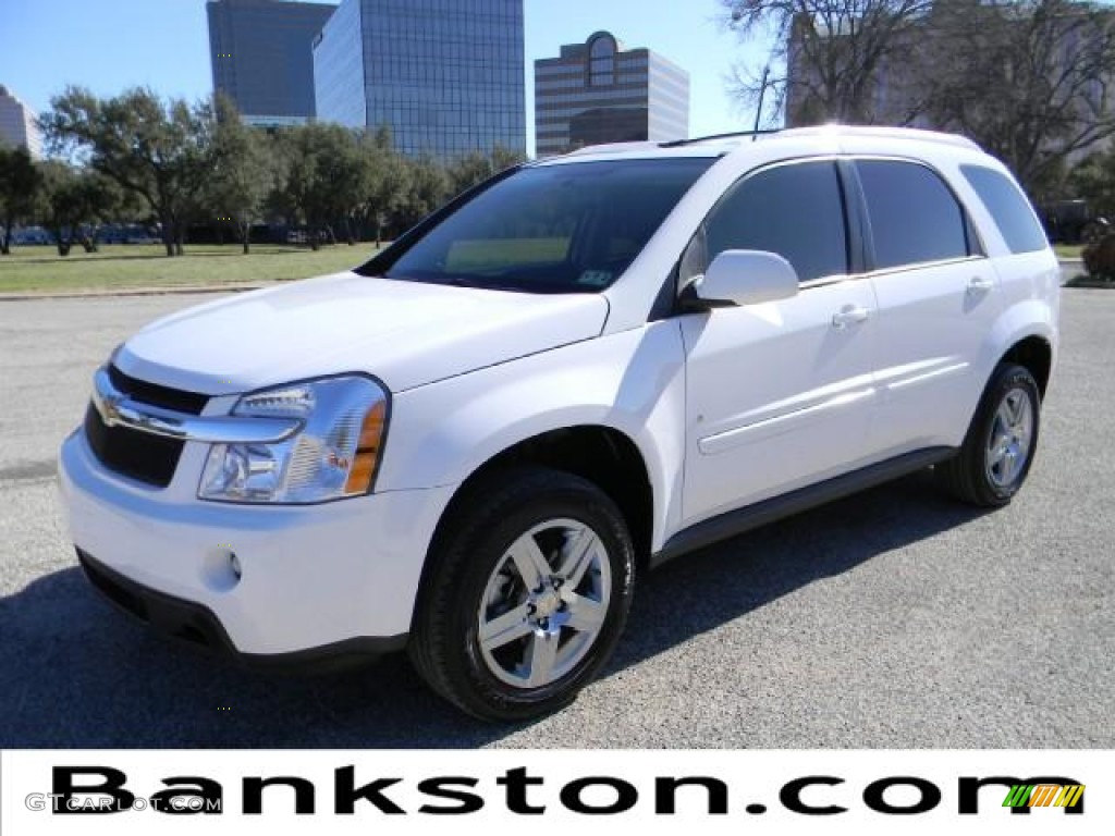 2009 Equinox LT AWD - Summit White / Light Gray photo #1