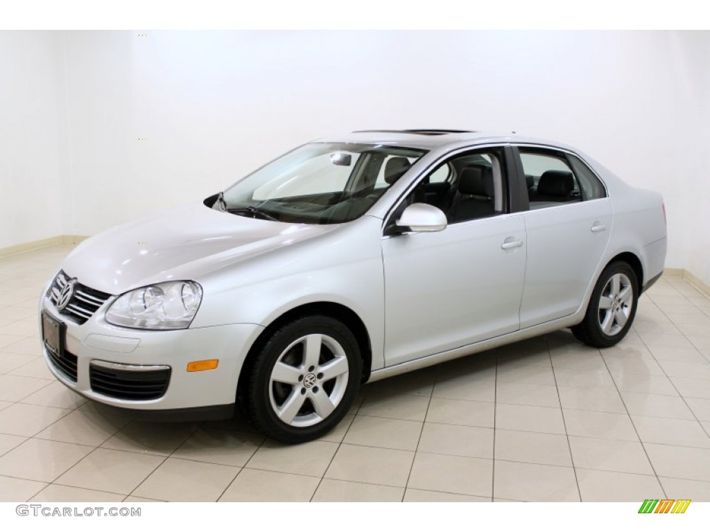2009 Jetta SE Sedan - Reflex Silver Metallic / Anthracite photo #3