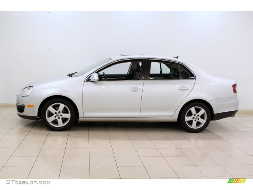 2009 Jetta SE Sedan - Reflex Silver Metallic / Anthracite photo #4