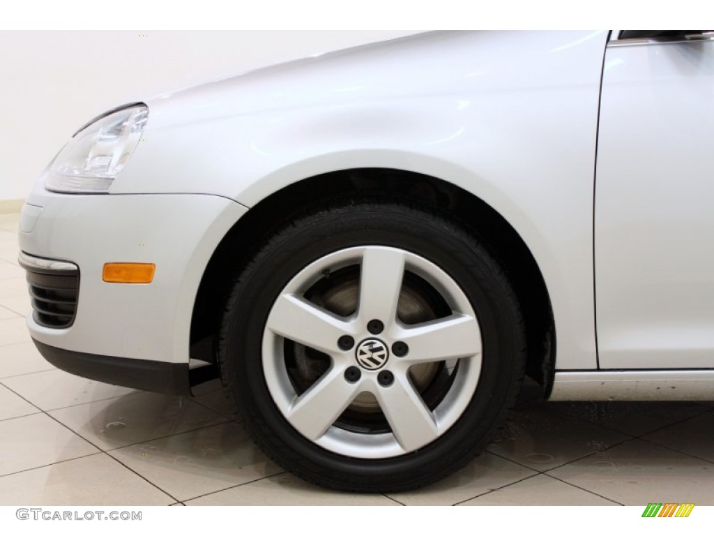 2009 Jetta SE Sedan - Reflex Silver Metallic / Anthracite photo #16