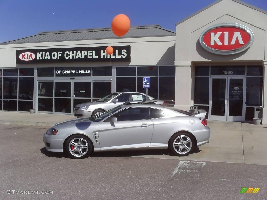 2006 Tiburon GT - Sterling Silver Metallic / Black photo #1