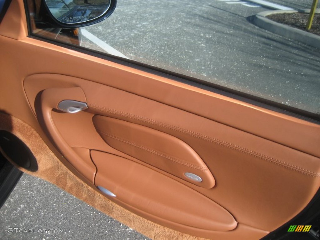 2004 Porsche 911 Carrera 4S Cabriolet Cinnamon Brown Door Panel Photo #59966492