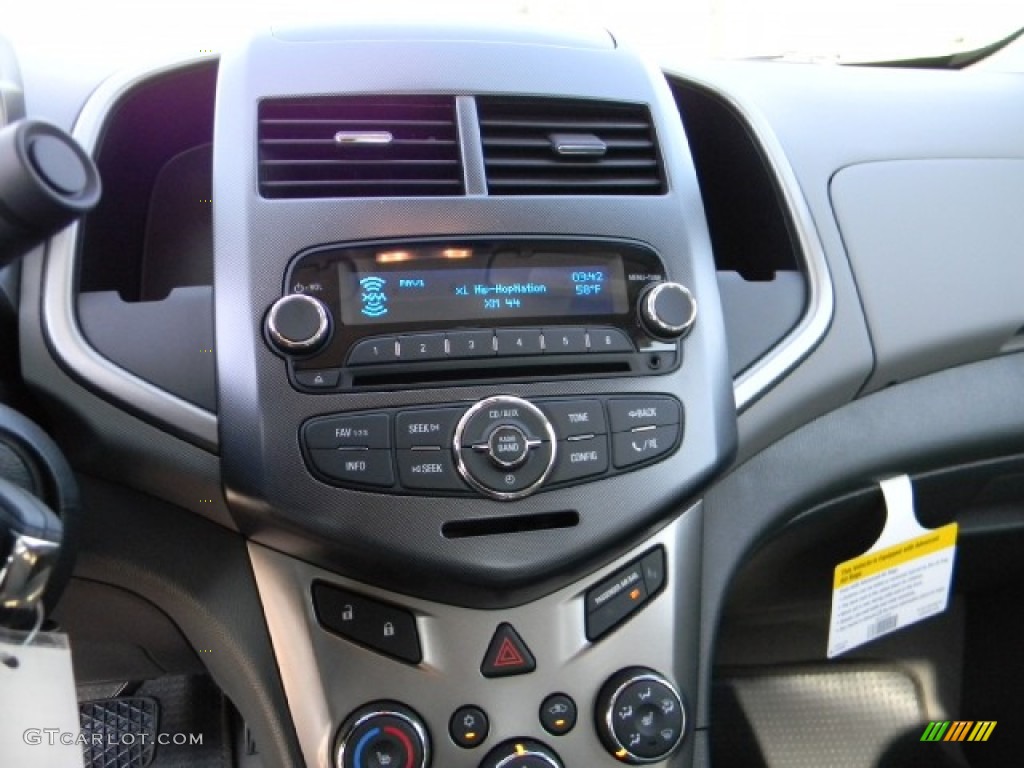 2012 Sonic LTZ Sedan - Black / Dark Pewter/Dark Titanium photo #11
