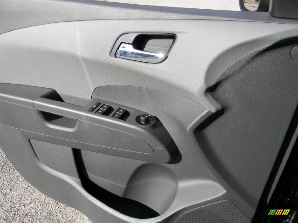 2012 Sonic LTZ Sedan - Black / Dark Pewter/Dark Titanium photo #12