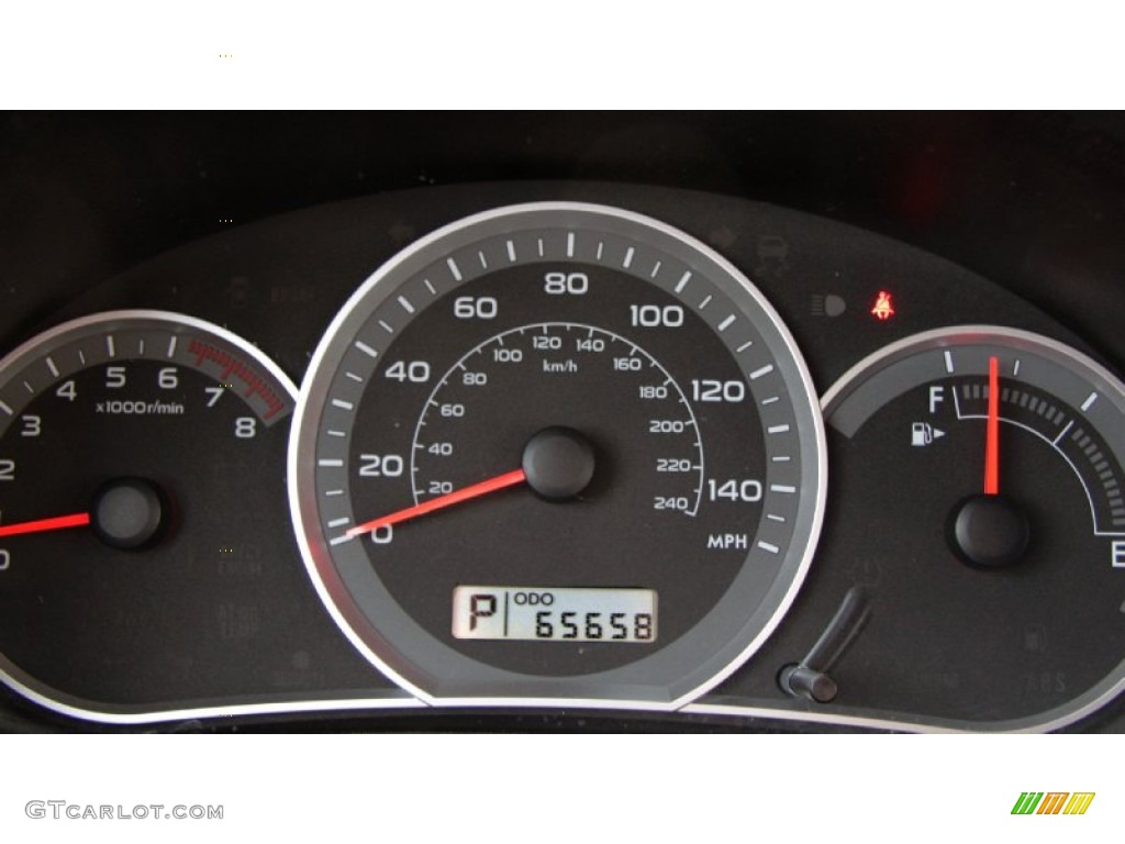 2009 Subaru Impreza 2.5i Premium Wagon Gauges Photo #59966828