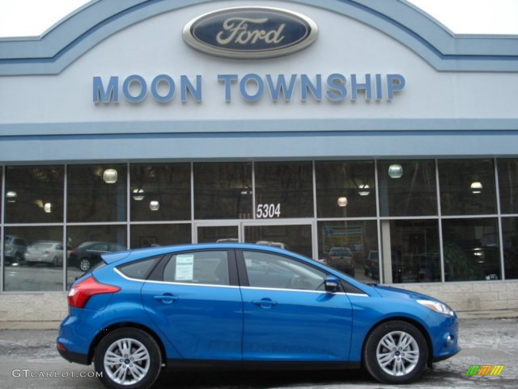 Blue Candy Metallic Ford Focus