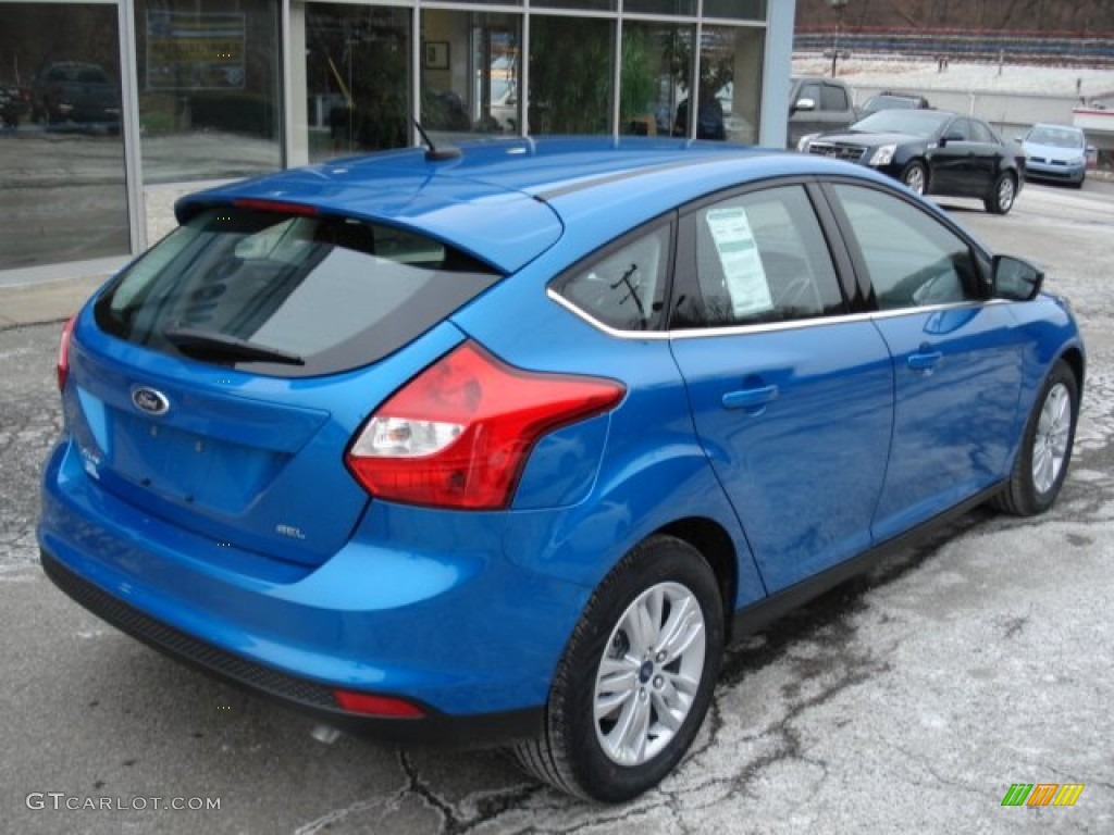 2012 Focus SEL 5-Door - Blue Candy Metallic / Stone photo #8