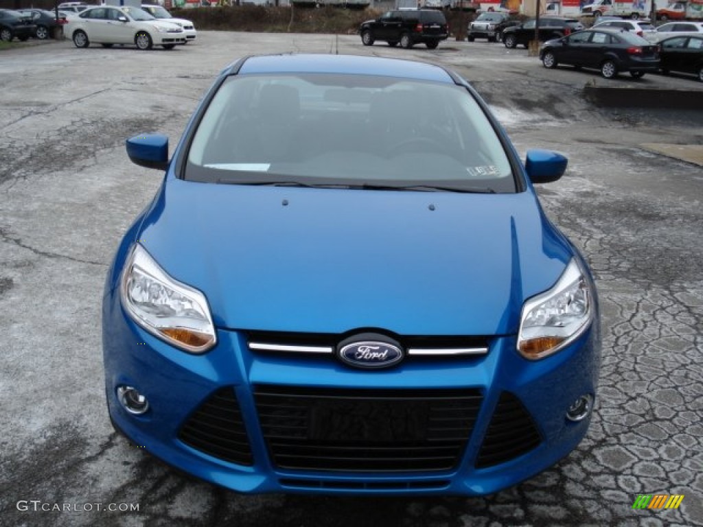 2012 Focus SE Sport Sedan - Blue Candy Metallic / Two-Tone Sport photo #3