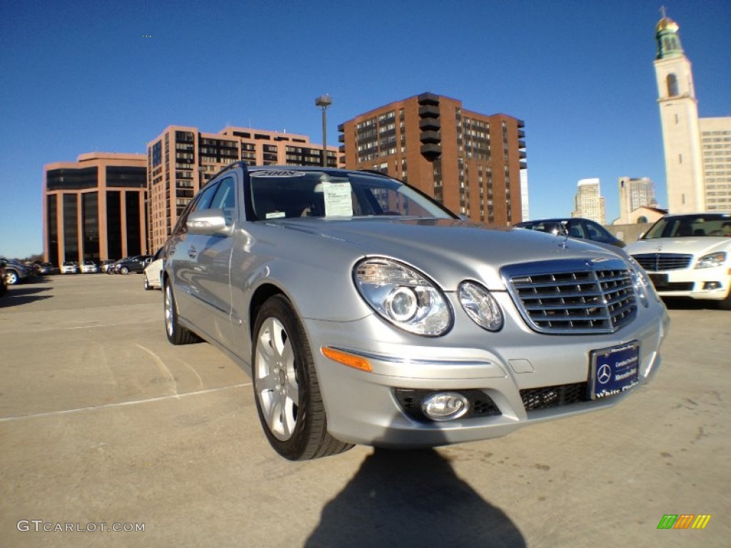 2008 E 350 4Matic Wagon - Iridium Silver Metallic / Ash photo #4