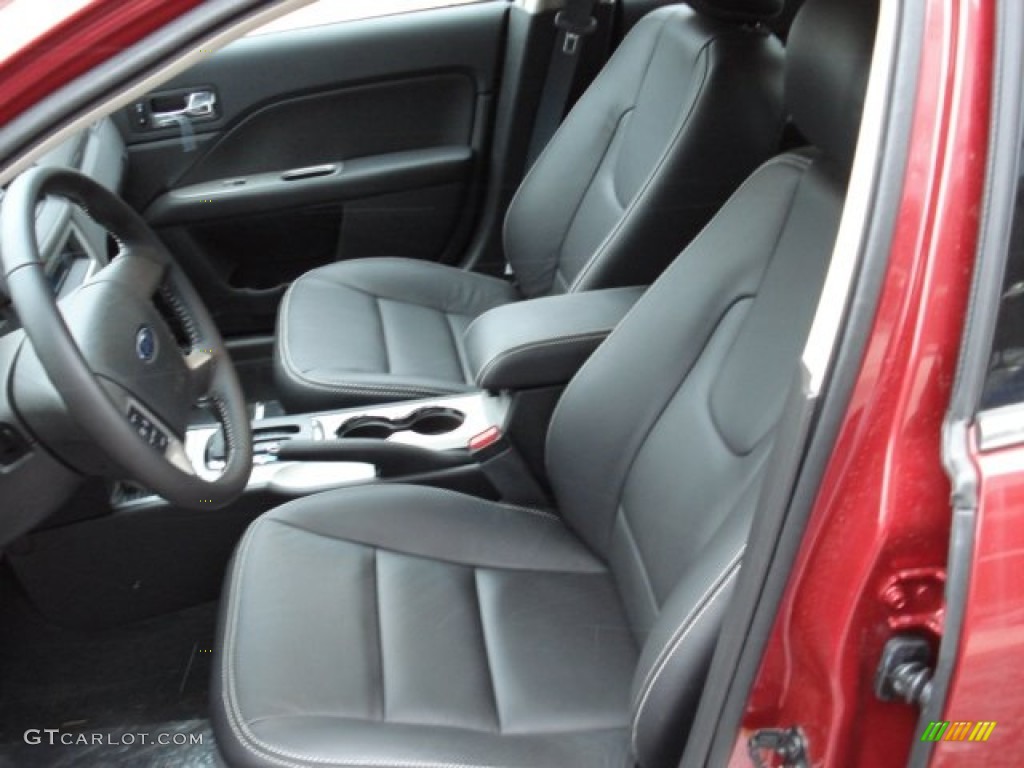 2012 Fusion SEL V6 - Red Candy Metallic / Charcoal Black photo #11