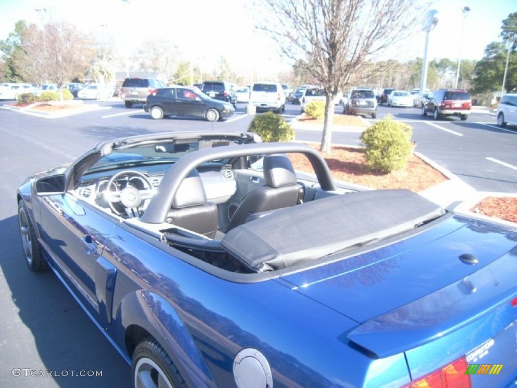 2008 Mustang GT/CS California Special Convertible - Vista Blue Metallic / Dark Charcoal/Medium Parchment photo #27