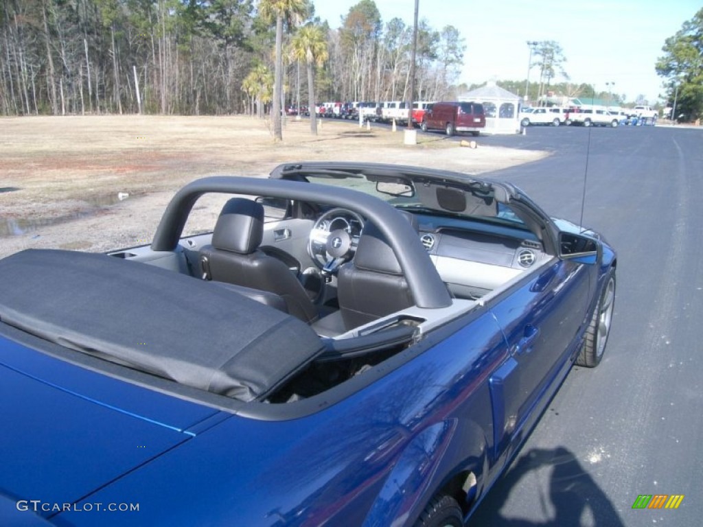 2008 Mustang GT/CS California Special Convertible - Vista Blue Metallic / Dark Charcoal/Medium Parchment photo #28