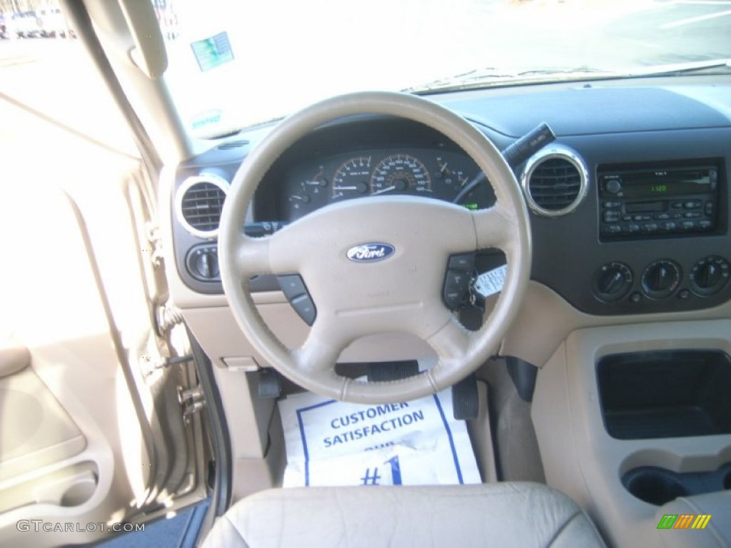 2003 Expedition XLT - Arizona Beige Metallic / Medium Parchment photo #14