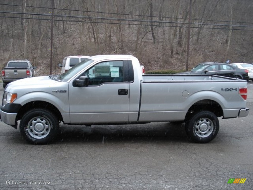 Ingot Silver Metallic 2012 Ford F150 XL Regular Cab 4x4 Exterior Photo #59970550