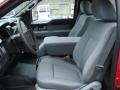 Steel Gray 2012 Ford F150 XL Regular Cab 4x4 Interior Color