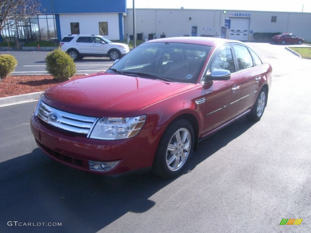 2009 Taurus Limited - Sangria Red Metallic / Medium Light Stone photo #1