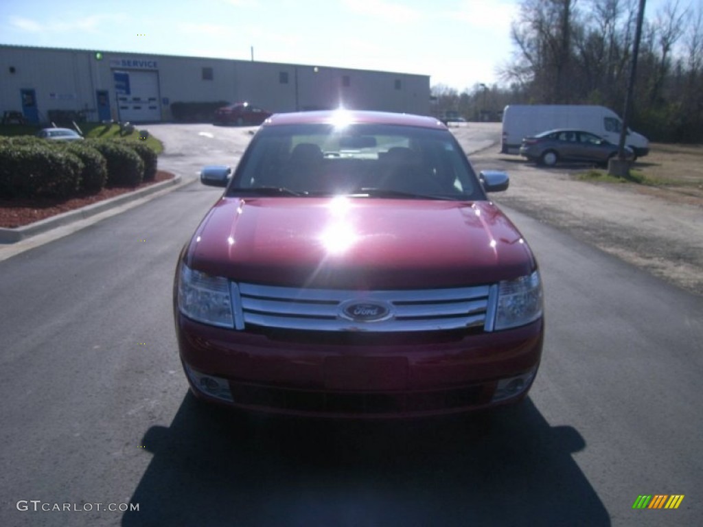 2009 Taurus Limited - Sangria Red Metallic / Medium Light Stone photo #2