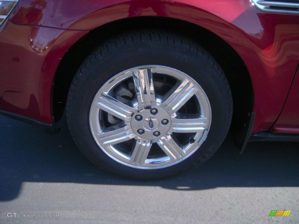 2009 Taurus Limited - Sangria Red Metallic / Medium Light Stone photo #9