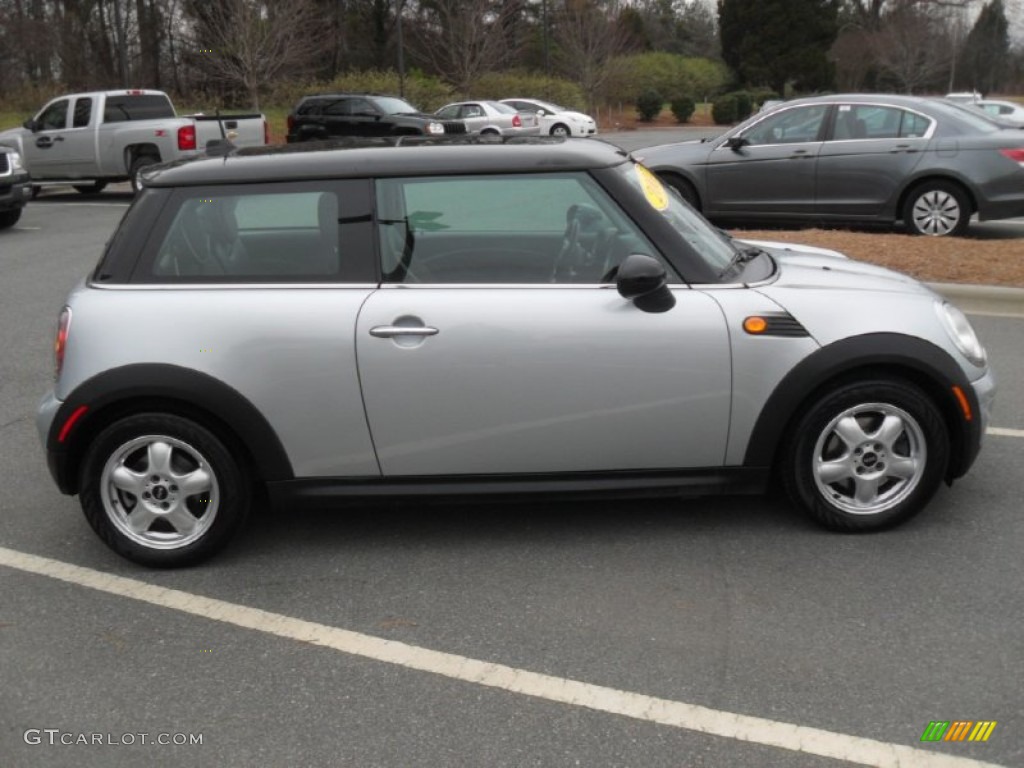 2007 Cooper Hardtop - Pure Silver Metallic / Carbon Black/Carbon Black photo #5