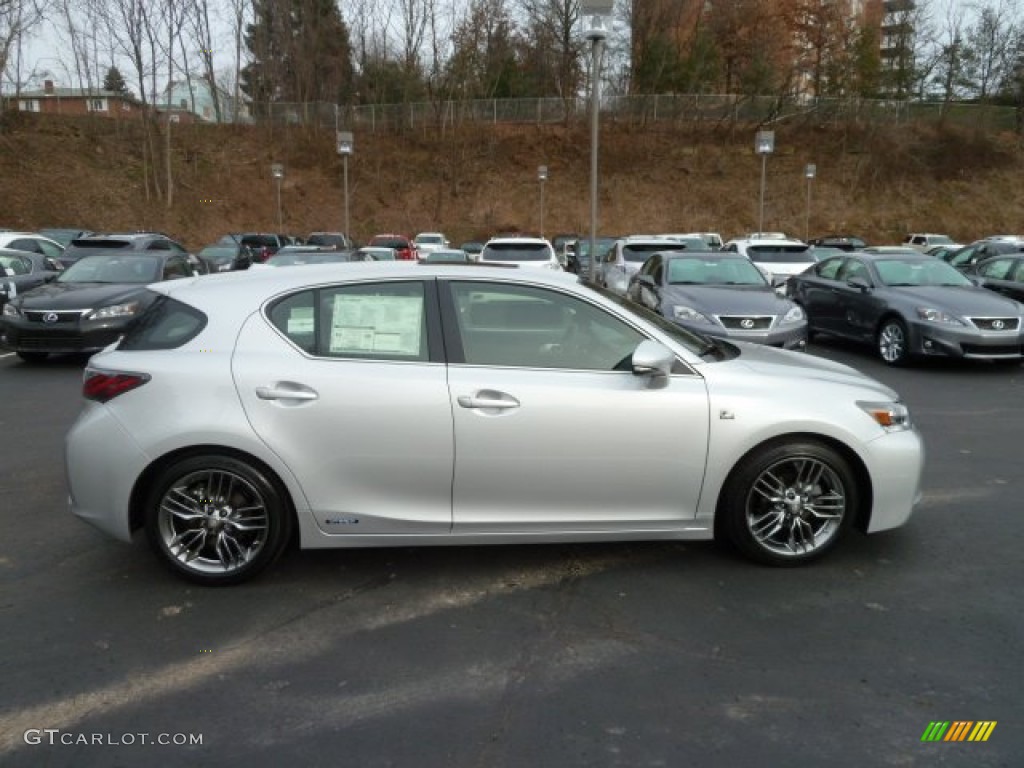 Tungsten Silver Pearl 2012 Lexus CT F Sport Special Edition Hybrid Exterior Photo #59972356