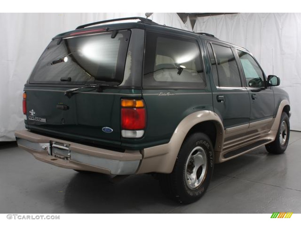 1997 Explorer Eddie Bauer 4x4 - Deep Jewel Green Pearl / Medium Parchment photo #2