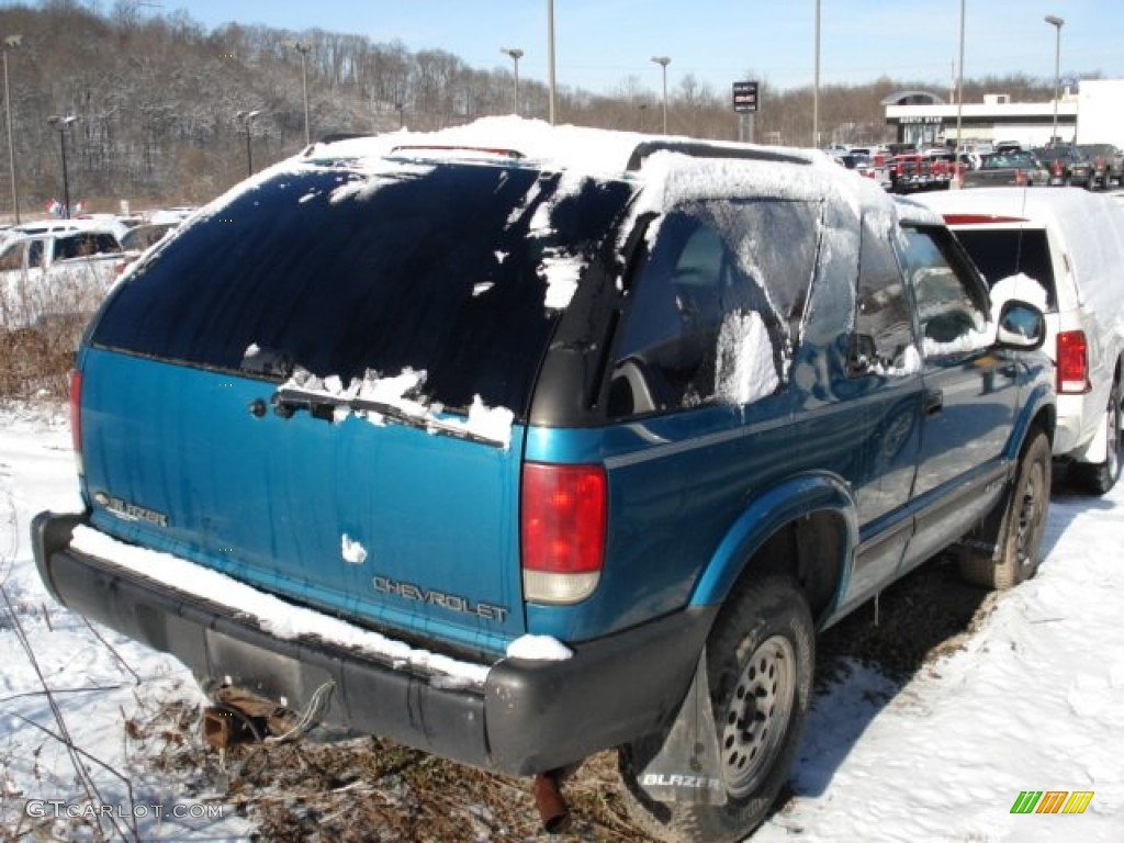 1996 Blazer 4x4 - Light Stellar Blue Metallic / Graphite photo #4