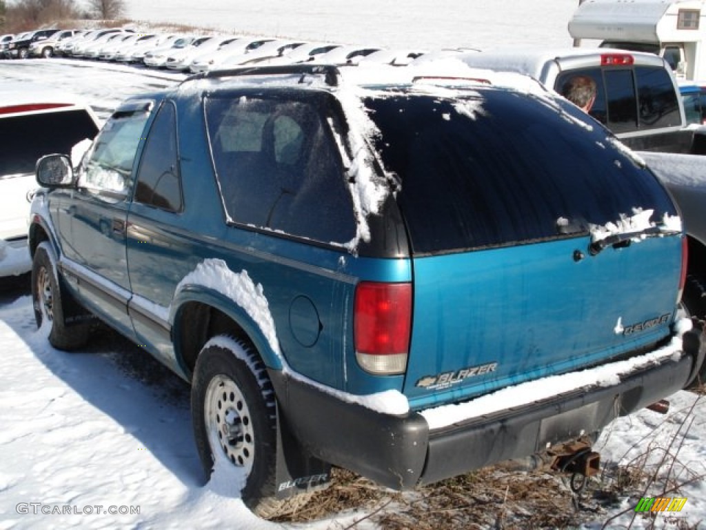 1996 Blazer 4x4 - Light Stellar Blue Metallic / Graphite photo #6