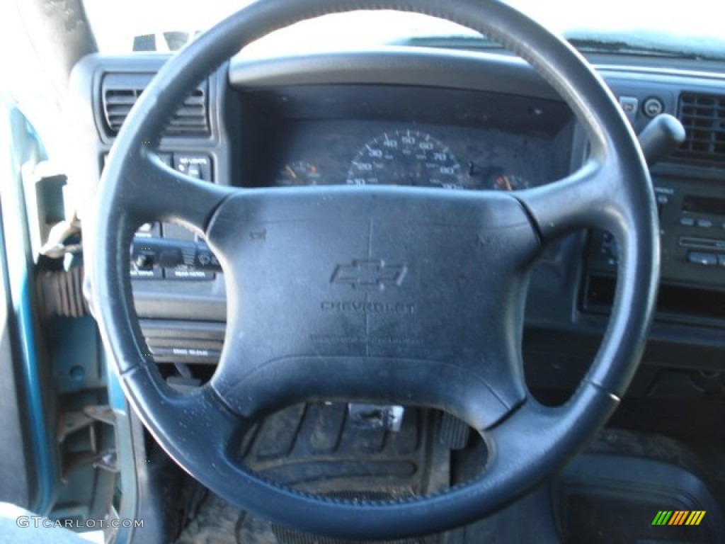 1996 Chevrolet Blazer 4x4 Graphite Steering Wheel Photo #59972595