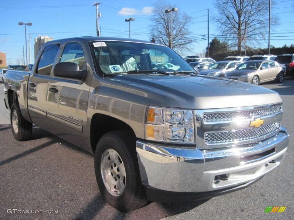 2012 Silverado 1500 LT Crew Cab 4x4 - Graystone Metallic / Ebony photo #3