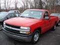 2002 Victory Red Chevrolet Silverado 1500 LS Regular Cab  photo #1