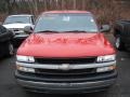 2002 Victory Red Chevrolet Silverado 1500 LS Regular Cab  photo #2