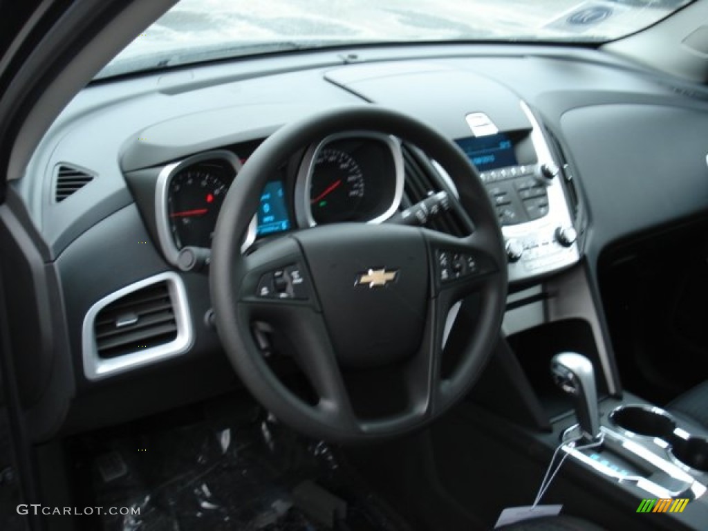 2012 Equinox LS - Ashen Gray Metallic / Jet Black photo #10