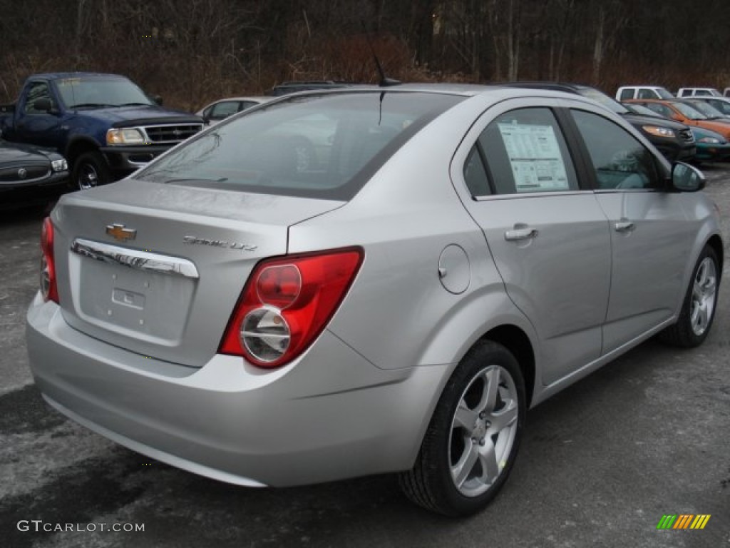 Silver Ice Metallic 2012 Chevrolet Sonic LTZ Sedan Exterior Photo #59974791