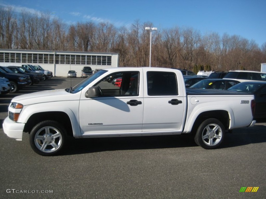Summit White 2004 Chevrolet Colorado LS Crew Cab Exterior Photo #59975421