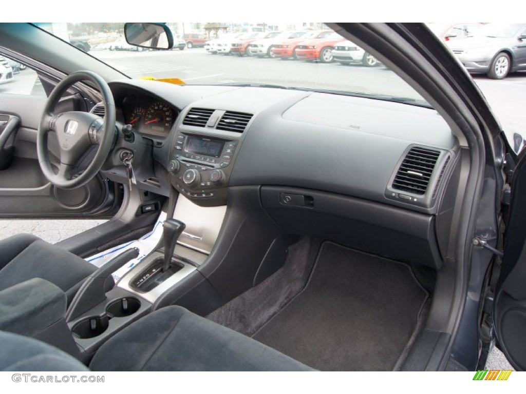 Black Interior 2003 Honda Accord EX Coupe Photo #59975598