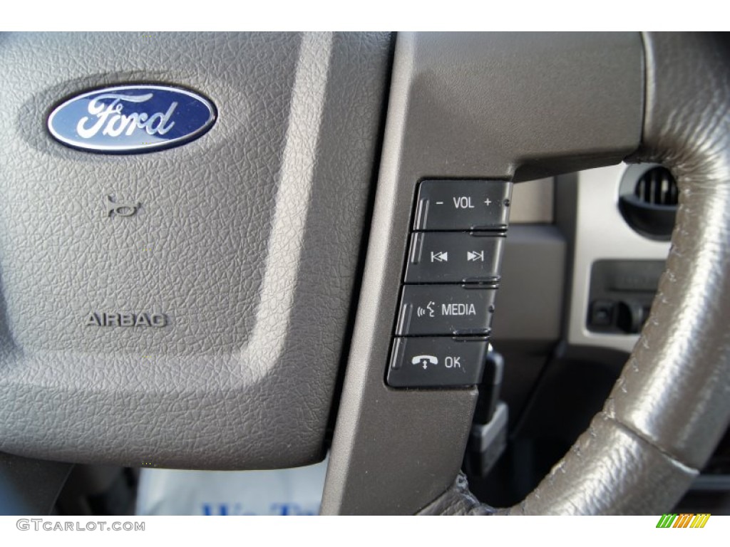 2010 F150 XLT SuperCab - Blue Flame Metallic / Medium Stone photo #27