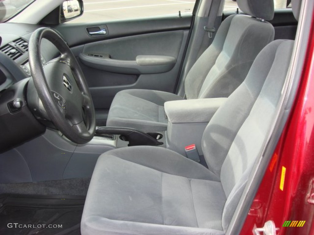 2005 Accord EX Sedan - Redondo Red Pearl / Gray photo #9
