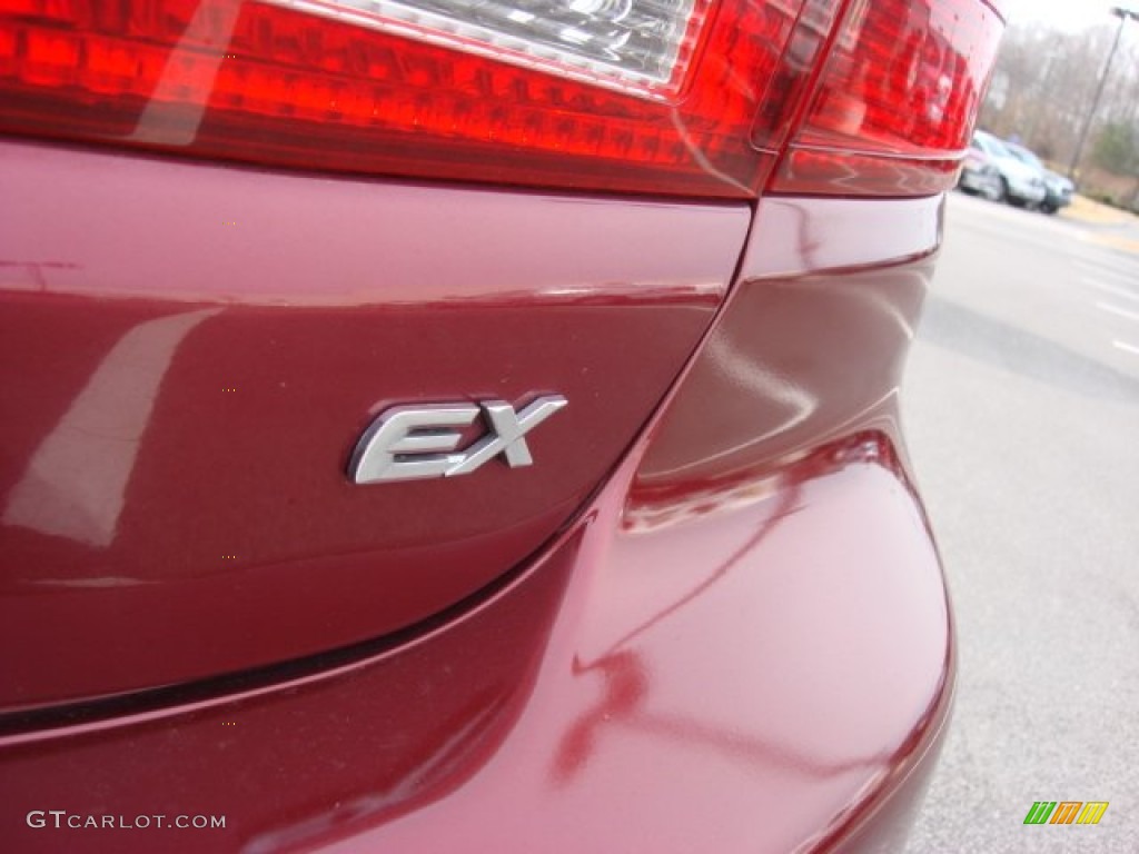 2005 Accord EX Sedan - Redondo Red Pearl / Gray photo #24